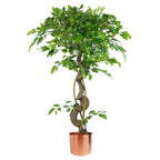 120cm Artificial Ficus Tree with Copper Planter