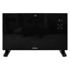 Senelux Black Glass Panel Heater with Wi-Fi Controls