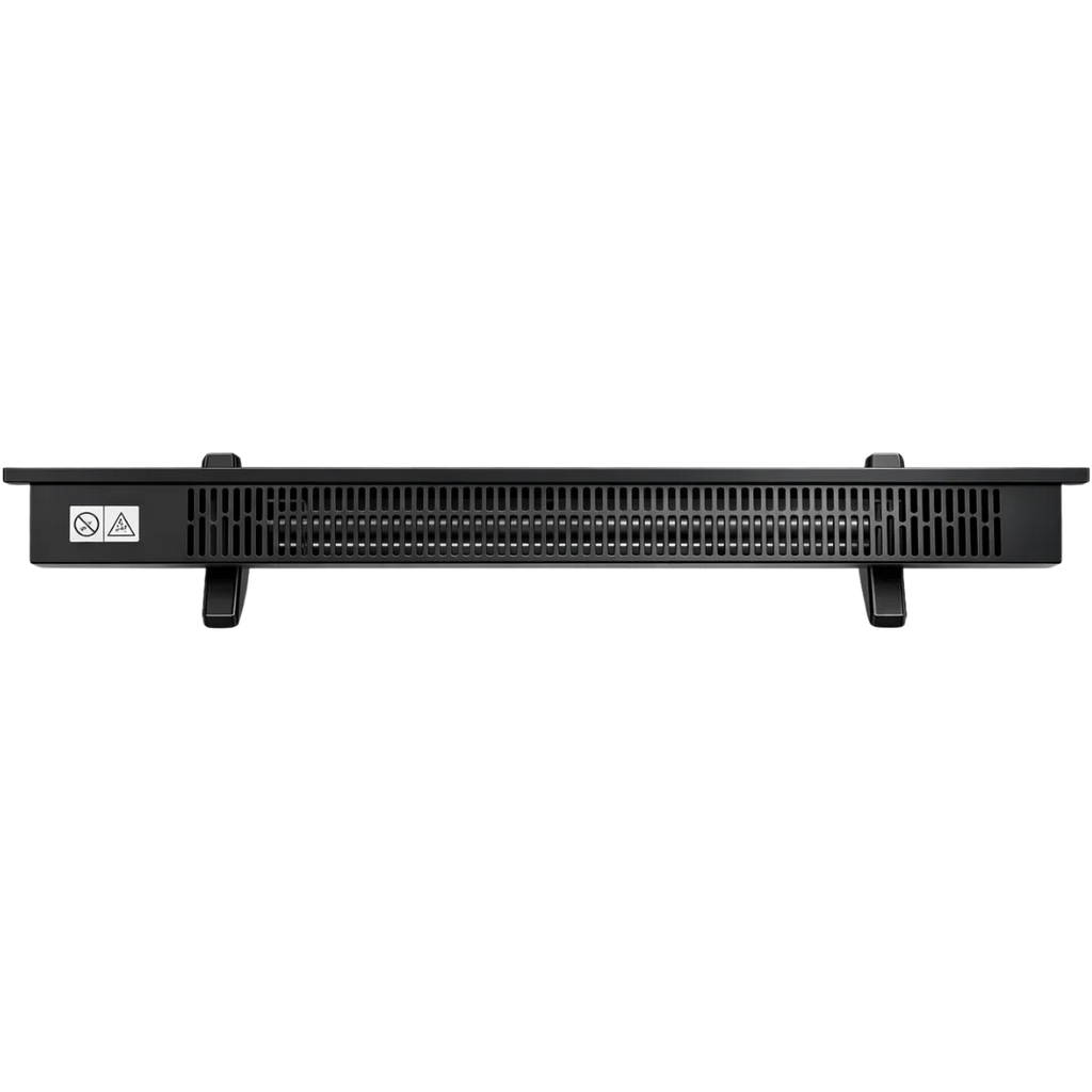 Senelux Black Glass Panel Heater with Wi-Fi Controls