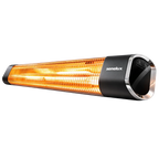 Wall-Mounted Infrared Patio Heater with Remote Control