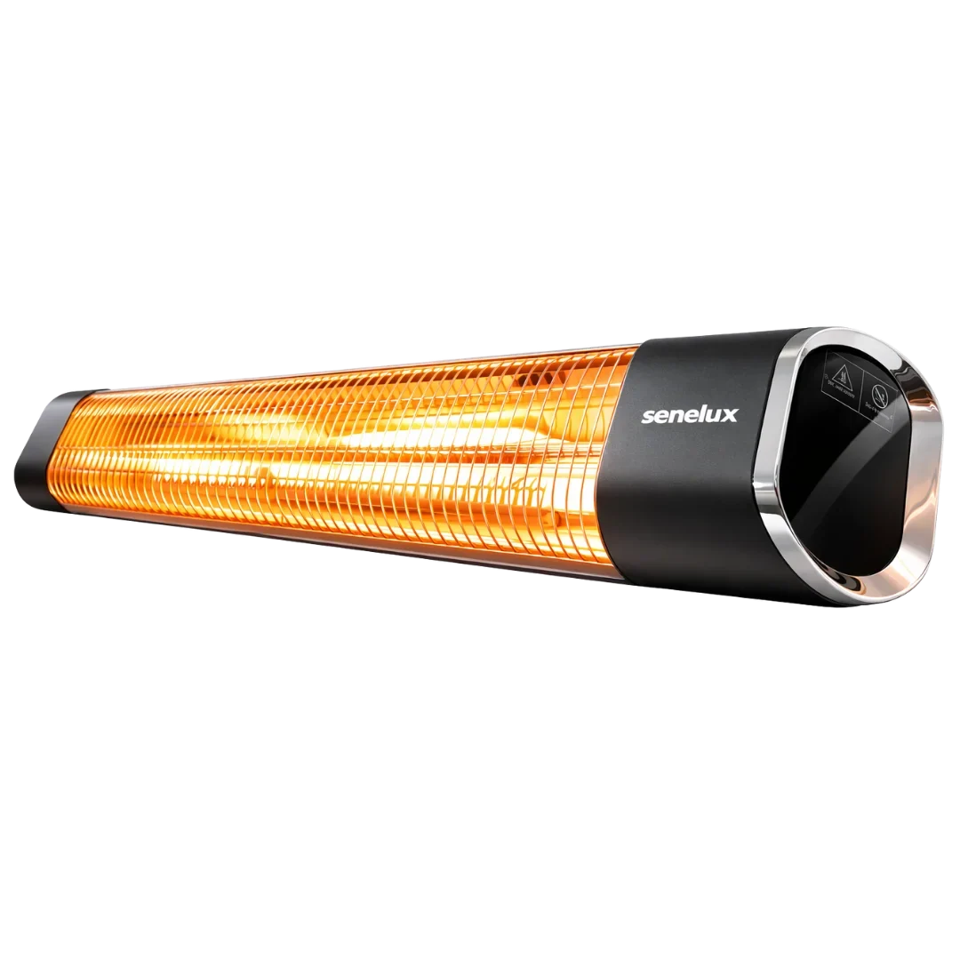 Wall-Mounted Infrared Patio Heater with Remote Control