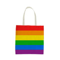 Pride Rainbow Polyester Tote Bag – 40cm × 40cm