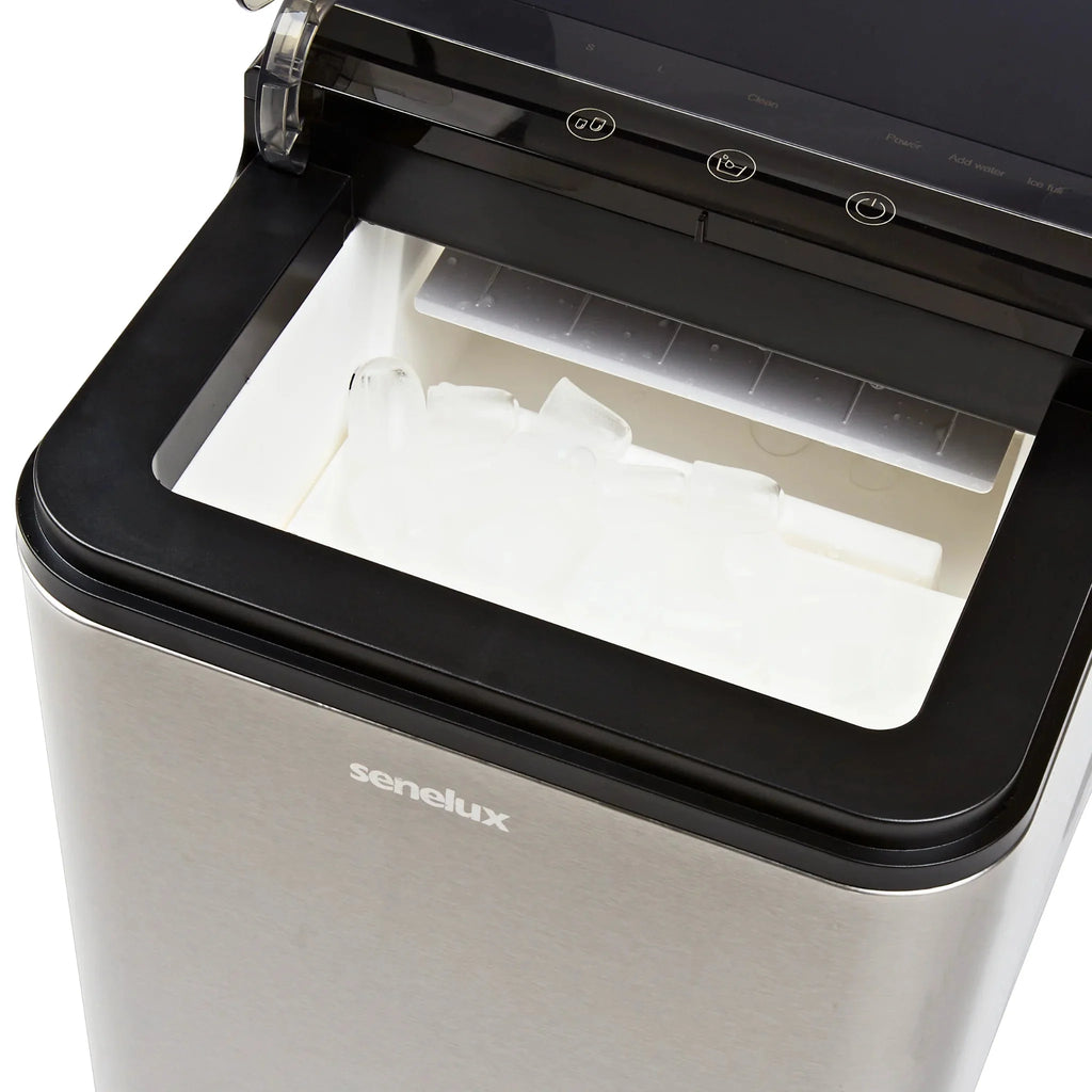 Countertop Ice Maker with Self-Cleaning Function