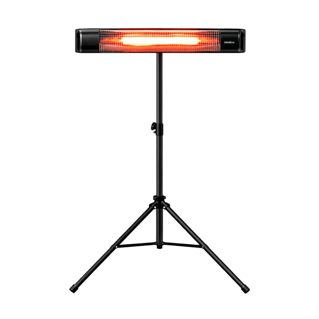 Tripod-Mounted Infrared Patio Heater with Remote Control
