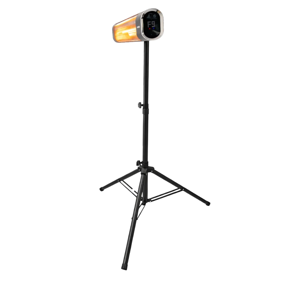 Tripod-Mounted Infrared Patio Heater with Remote Control