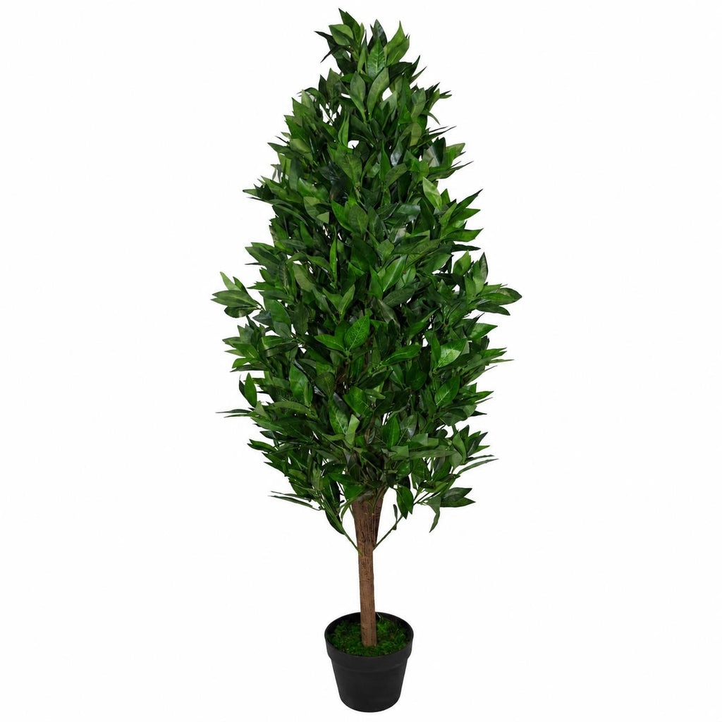 120cm Artificial Bay Laurel Cone Topiary