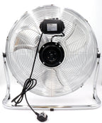 Refurbished Senelux 20-Inch Chrome Floor Fan