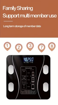 Smart Digital Bathroom Scale with App Connection