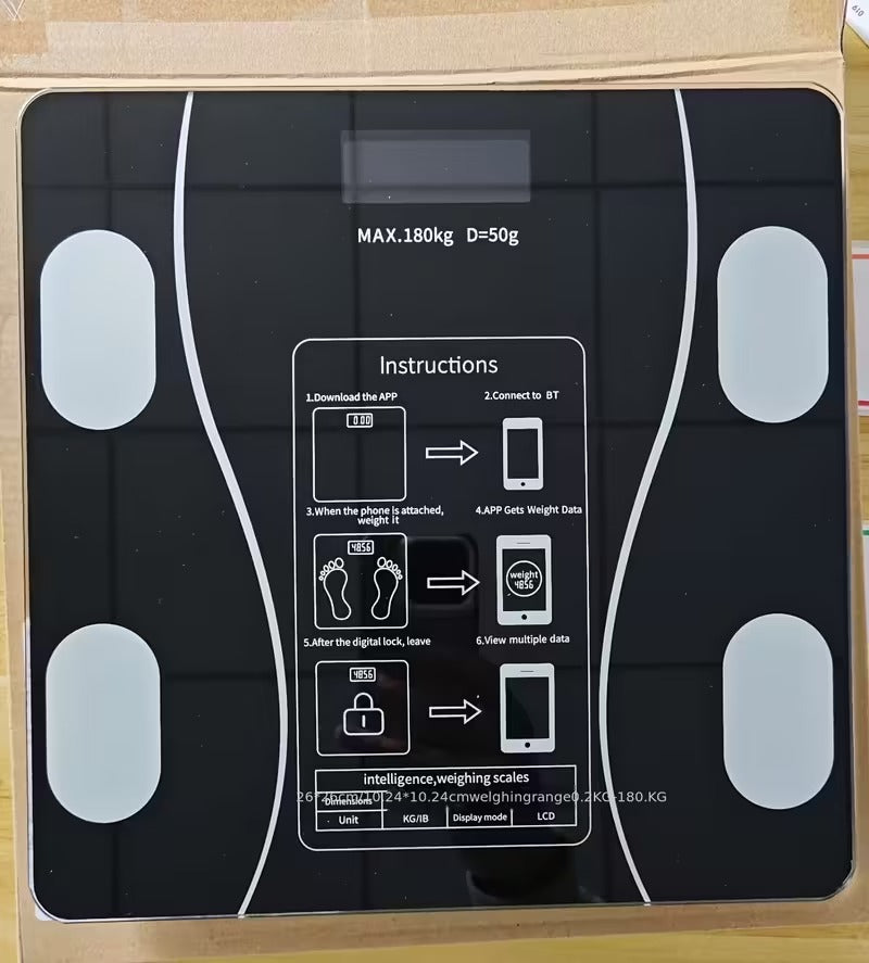 Smart Digital Bathroom Scale with App Connection