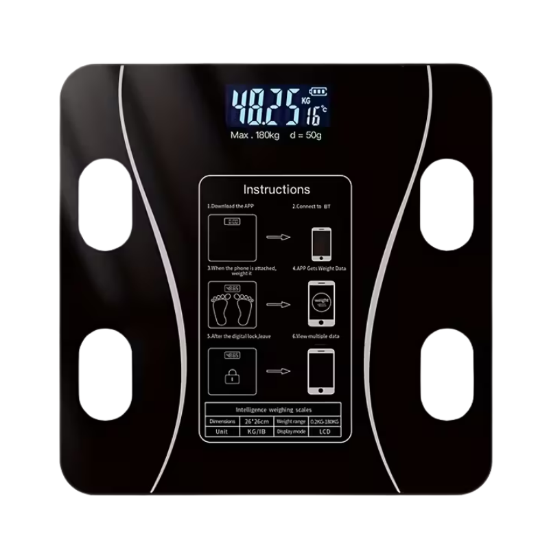 Smart Digital Bathroom Scale with App Connection